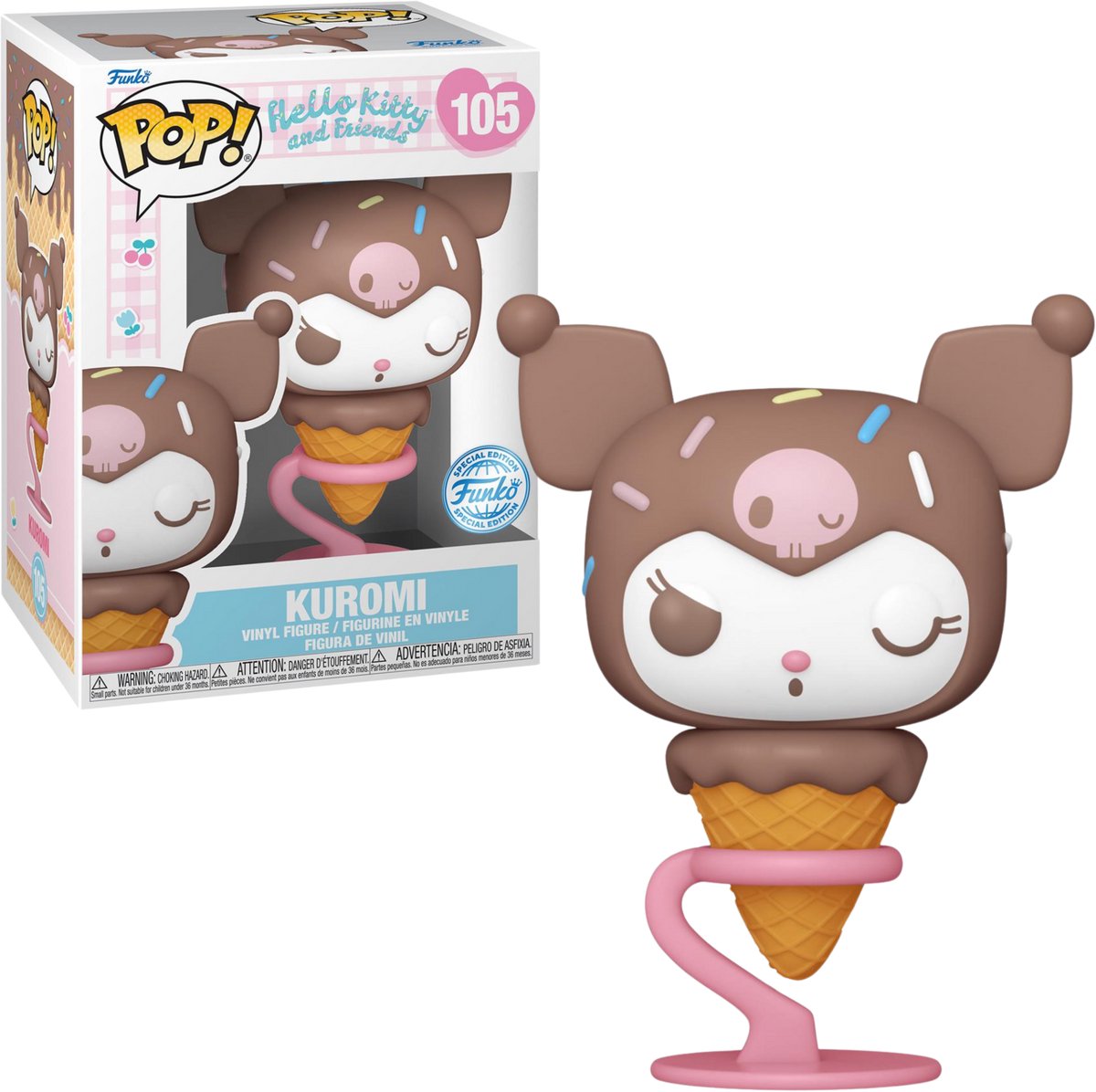 Funko-pop ! idoles : Hello Kitty et ses amis - Kuromi #105, sujet brûlant exclusif