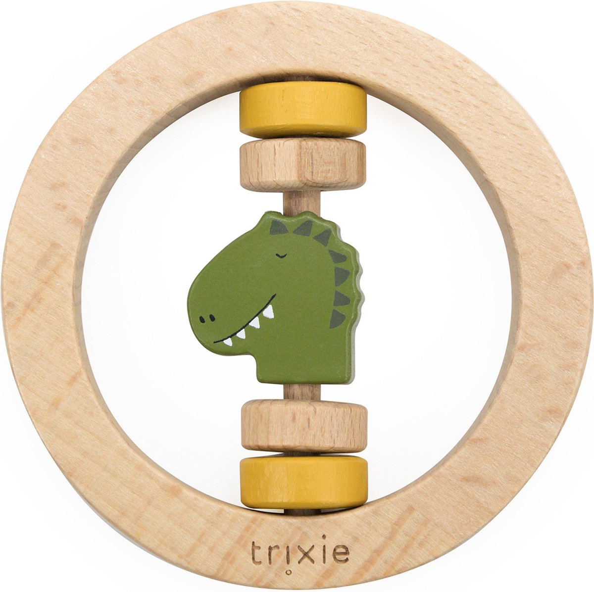 Hochet en bois Trixie - mr. dinosaure