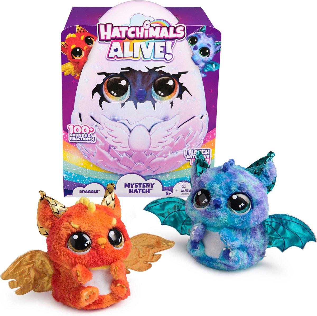 Spinmaster Hatchimals Vivant Trappe Secrète Draggle