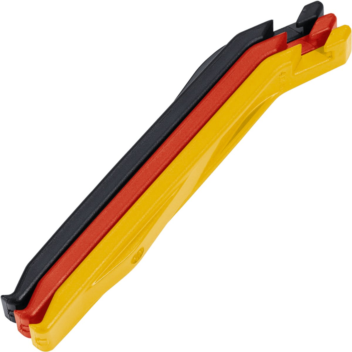 Bbb cycling easylift - bandenlichters fiets - 3 stuks - rood zwart geel - btl-81