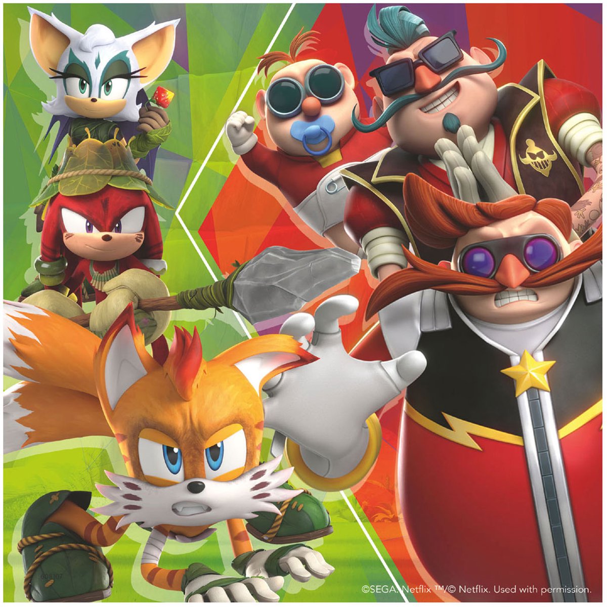 Ravensburger - Sonic Prime Jigsaw Puzzle 3x49st.
