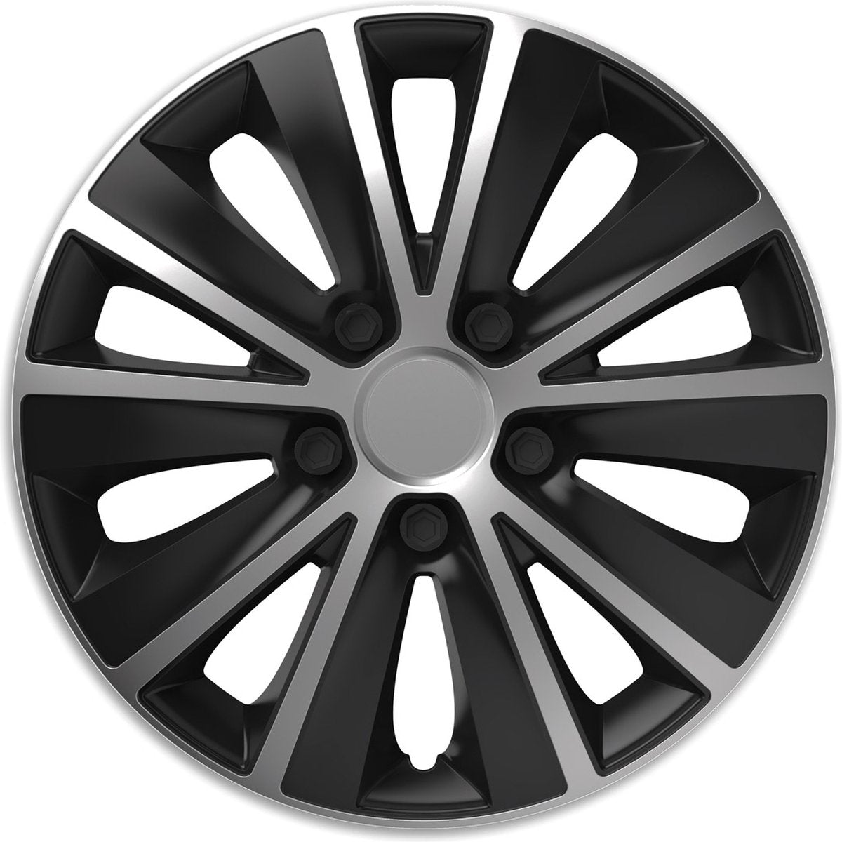 Enjoliveurs Versaco Rapide - argent noir - 16 pouces - 4 pièces