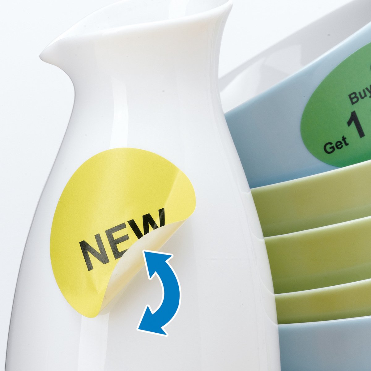 Sans marque sans marque herma 4386 étiquettes meubles blancs retirés. ø 20 a4 2400 pièces.