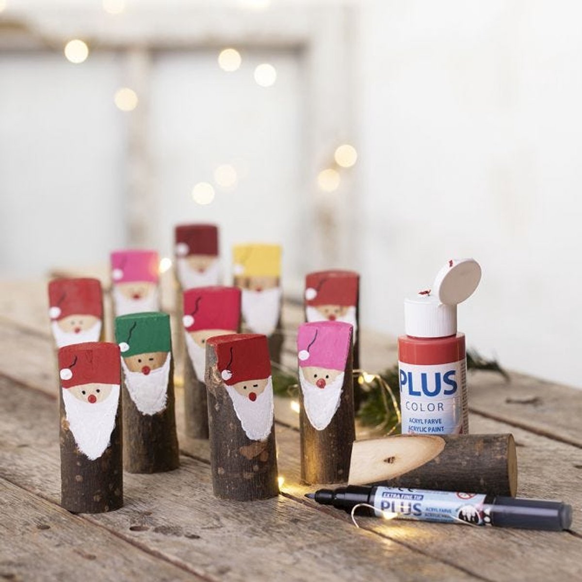 Creativ company tronc d'arbre décoratif 15 pièces
