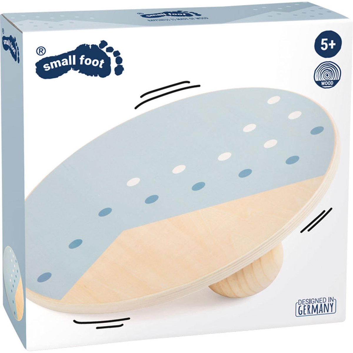 Petit pied - Balance en bois Bleu bleu