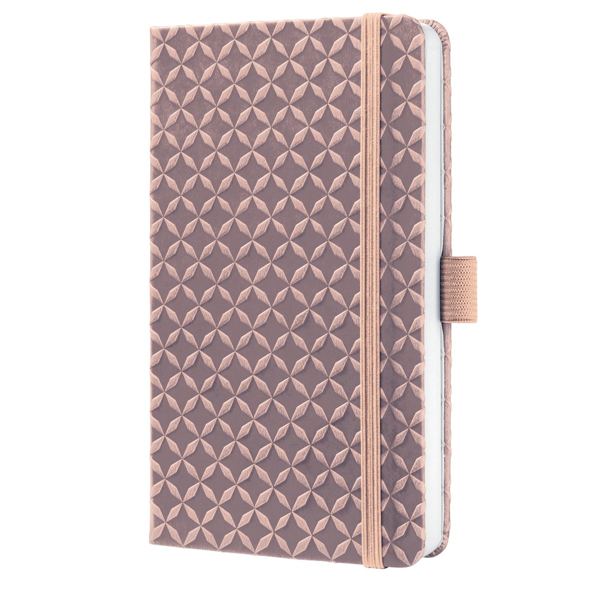 Carnet Sigel jolie - flair - a6 - rose perle - ligné - couverture rigide - si-jn136