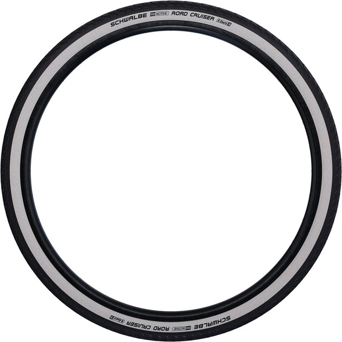 Schwalbe cruiser active k-guard green compound 28'' x 42 pneu urbain robuste noir 28'' x 42