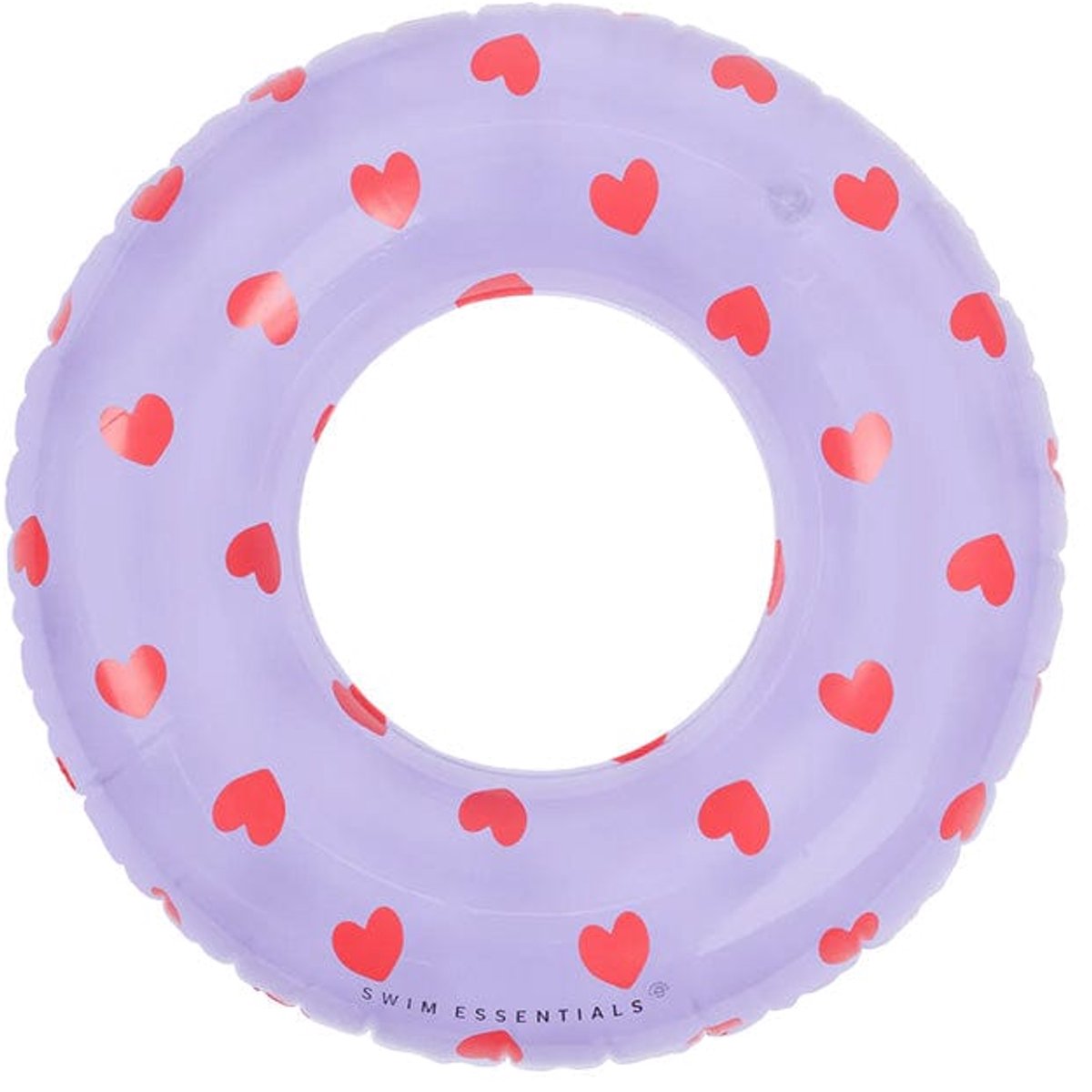 Essentiels de natation - piscine - ø95 cm - rose - coeurs doux - enfant - tête de flamant rose