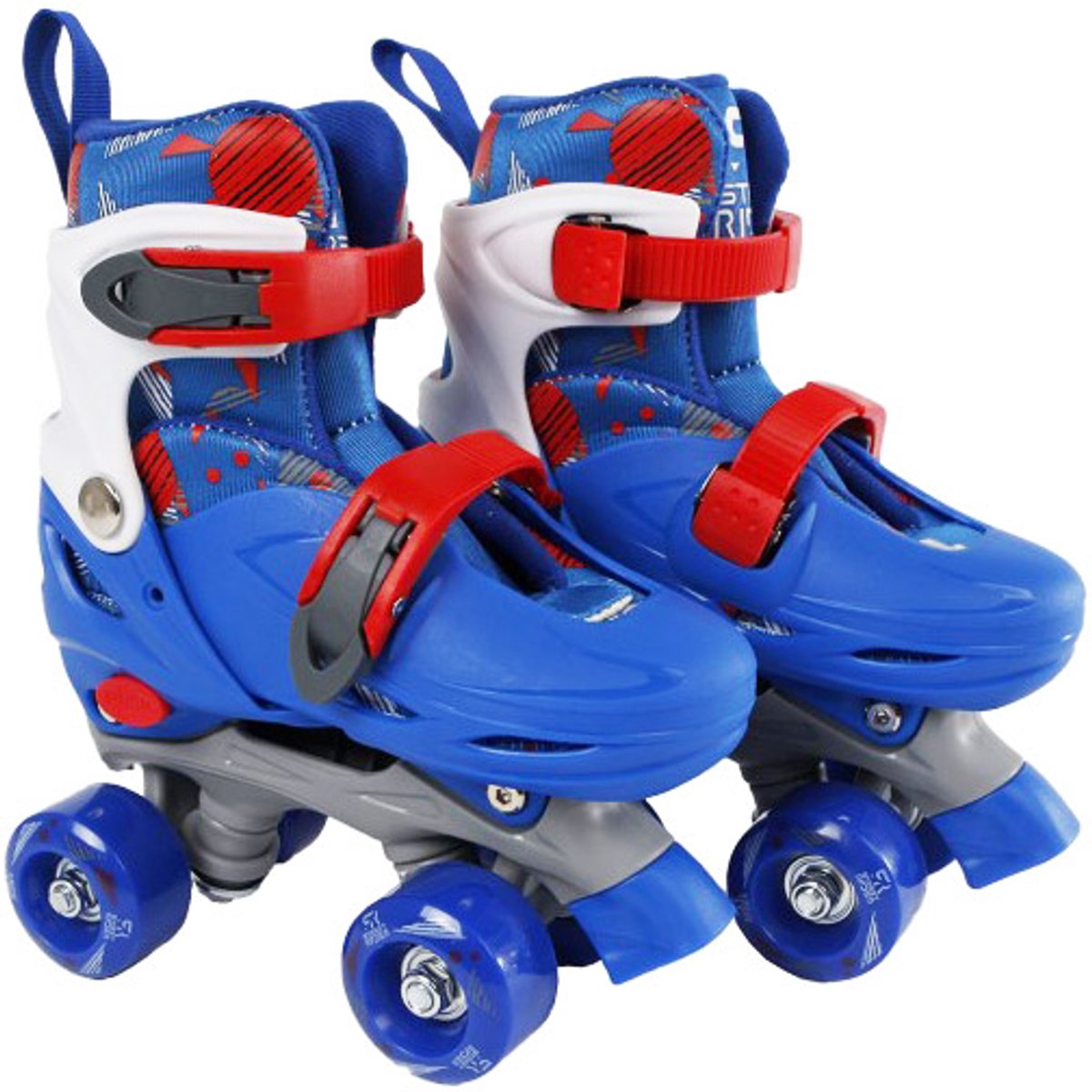 Street Rider Roller Skates Blue réglable, taille 31-34
