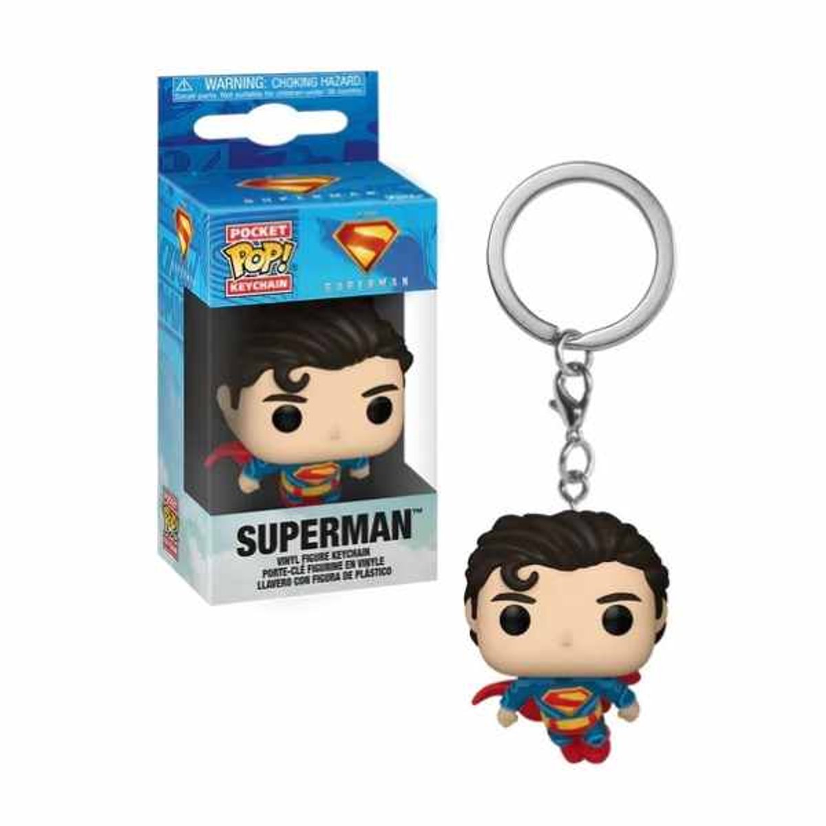 Funko poche pop! porte-clés - dc comics : superman (2025) - superman pocket pop