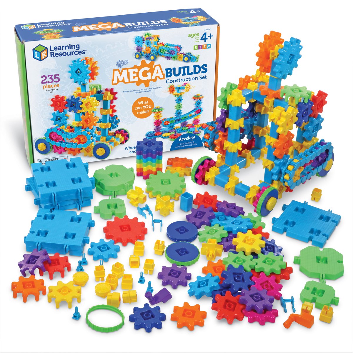 Ressources d’apprentissage ! des engrenages ! Méga-constructions Gears!® - 3+