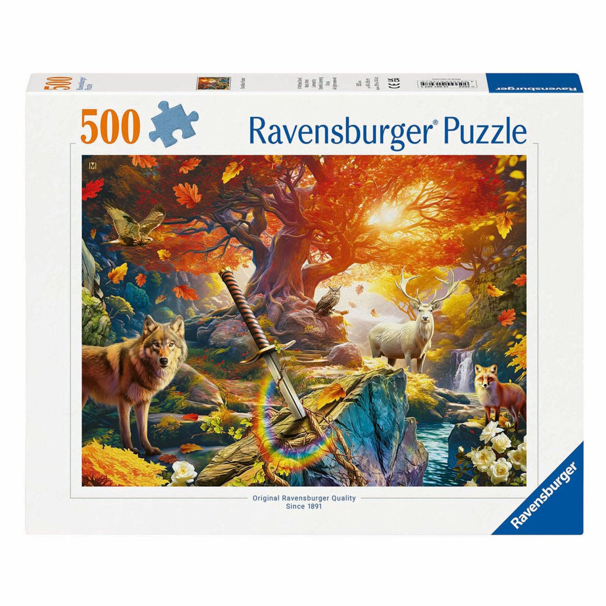 Ravensburger puzzle la forêt d'Excalibur, 500 pcs.
