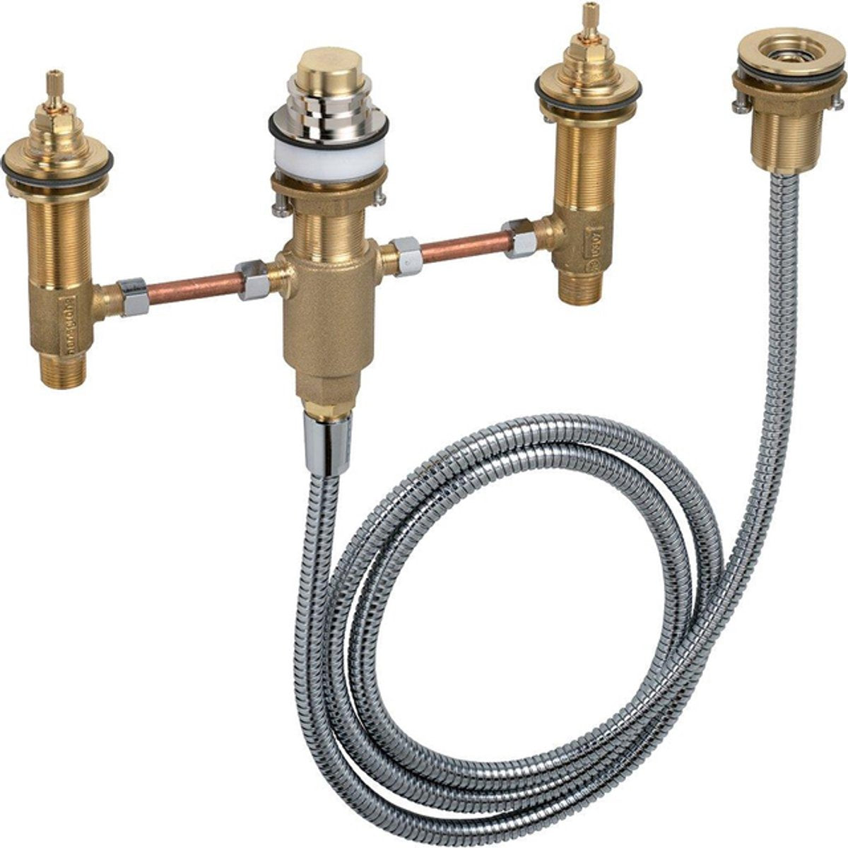 Pièce à encastrer Hansgrohe pour combinaison de rebord de baignoire 4 trous sans secuflex
