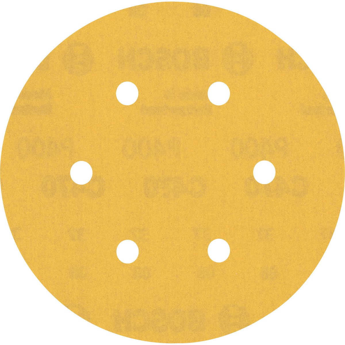 Papier abrasif Bosch 50x expert c470 avec 6 trous pour excentriques...