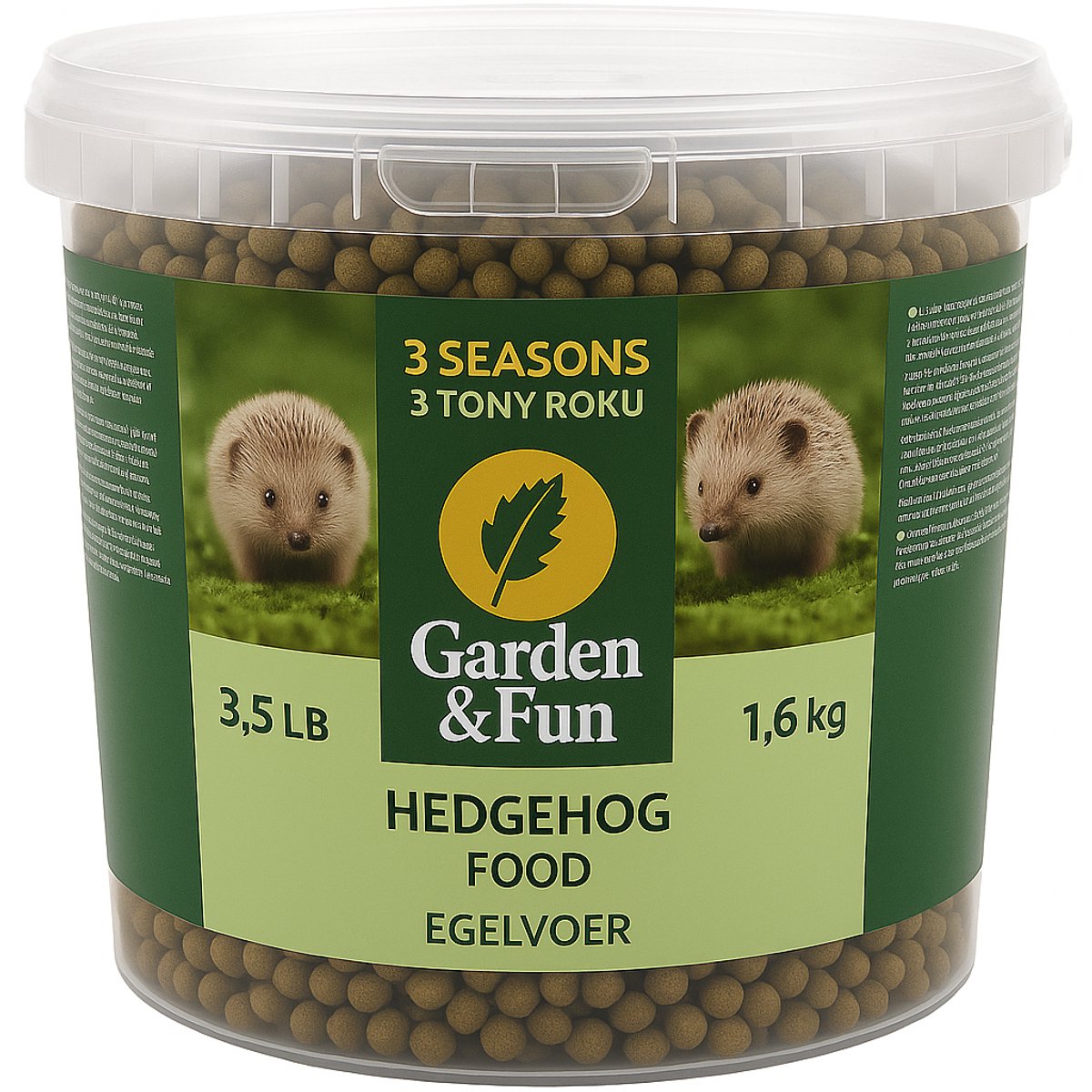 Nourriture pour hérisson Garden Fun - 1,6 kilo -