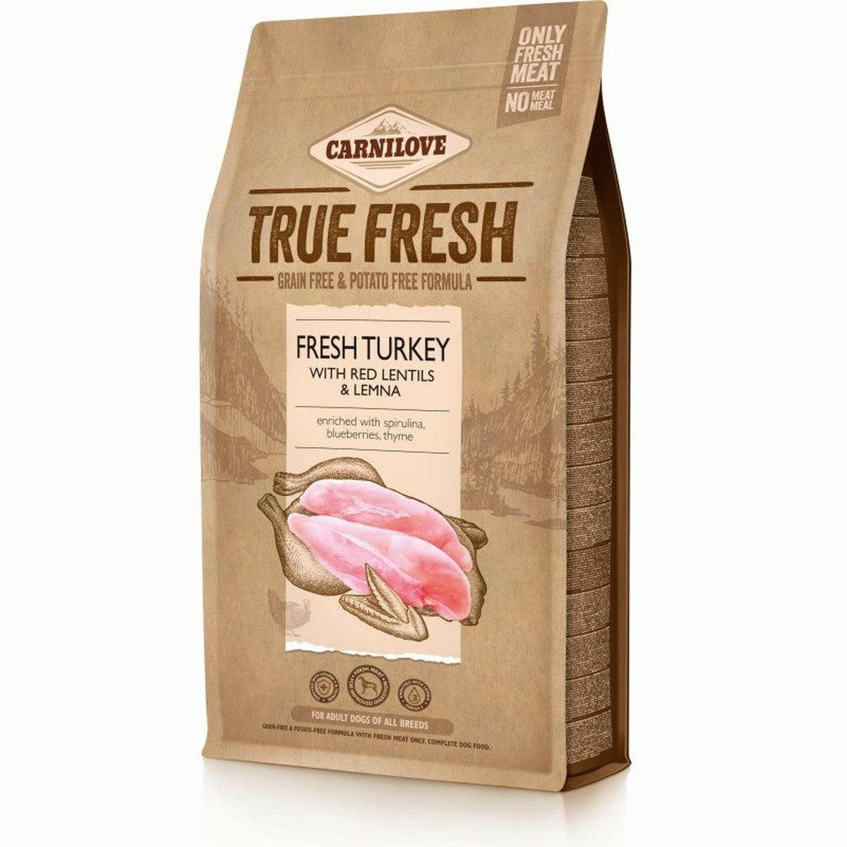 Carnilove true fresh - adulte - dinde - 1,4 kg