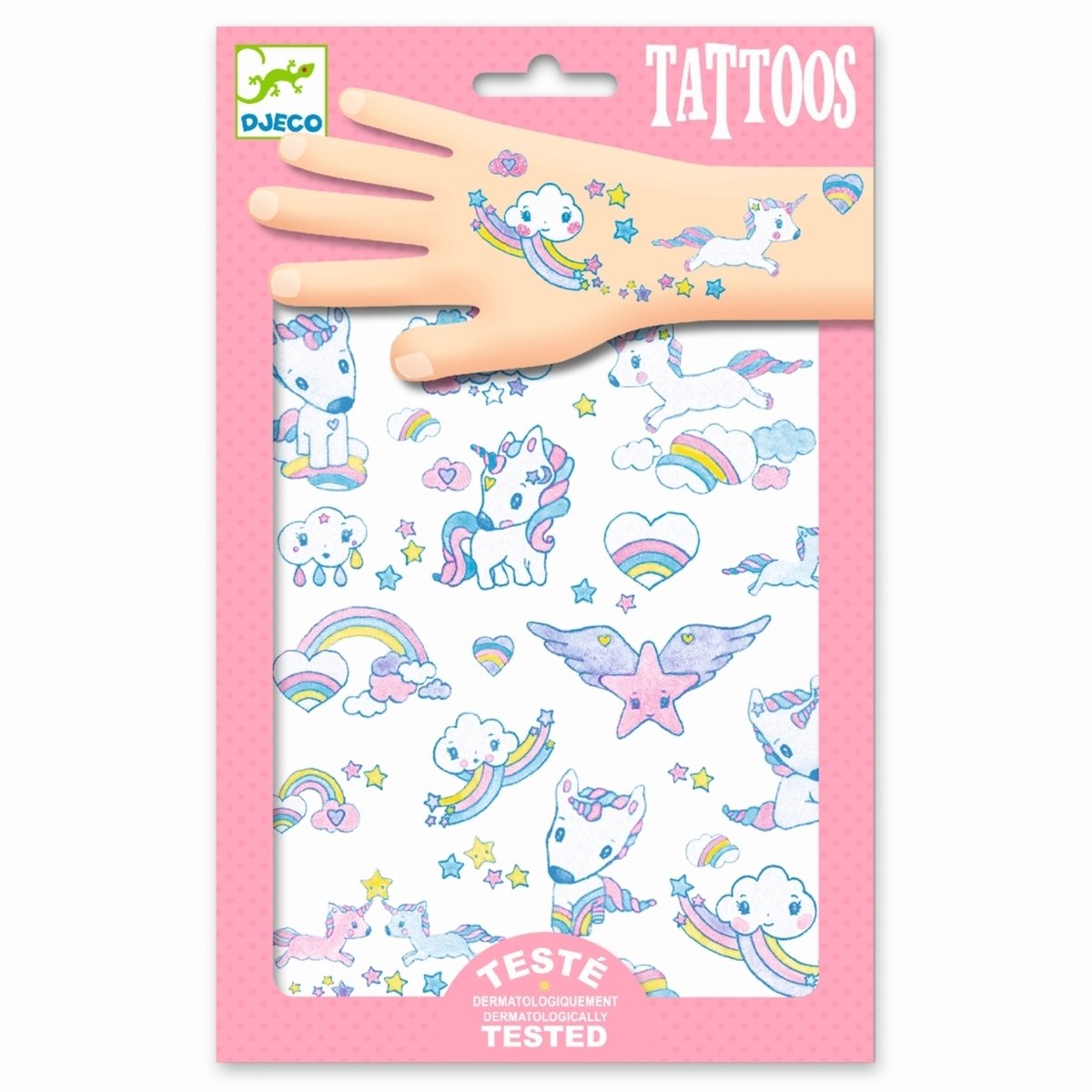 Tatouages adhésifs Djeco | licorne | pour les enfants