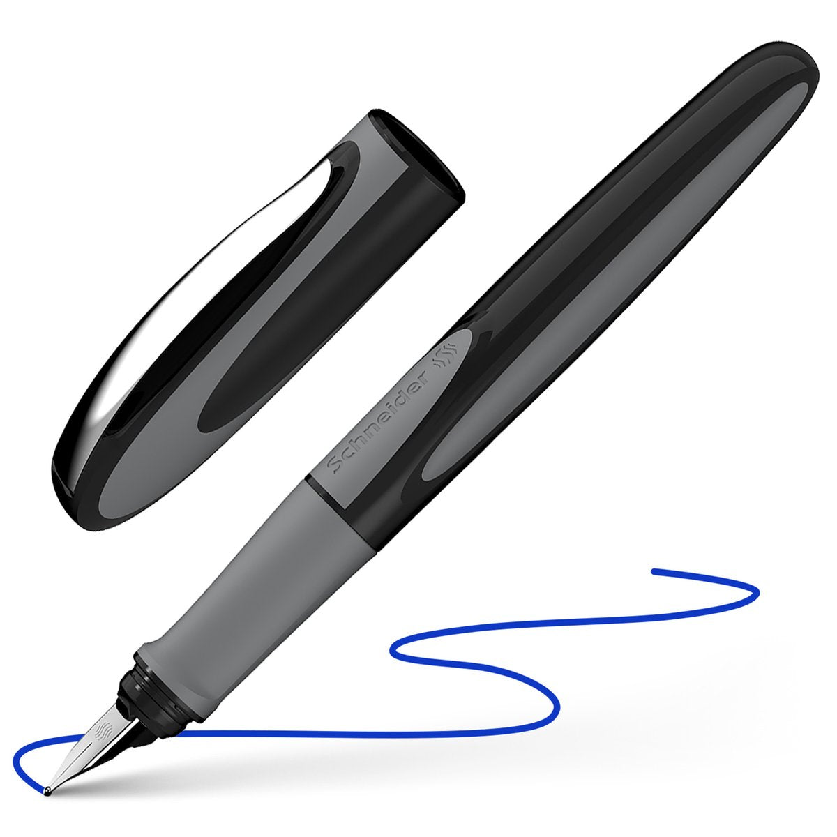 Stylo plume Schneider papeterie Schneider - ray - plume m - onyx - droitier - s-168207
