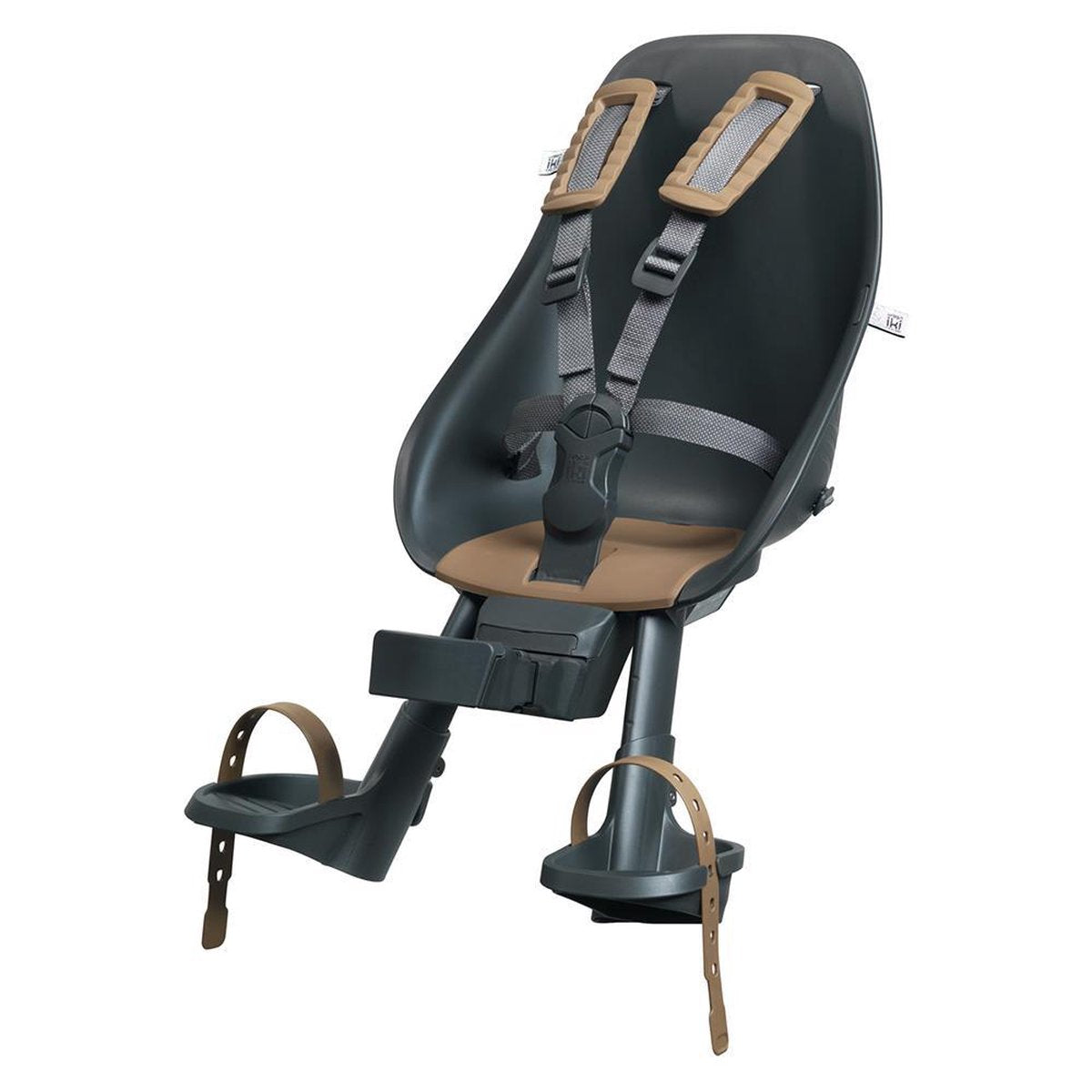 Siège de vélo Urban iki pour ta–ke - bincho noir kurumi marron