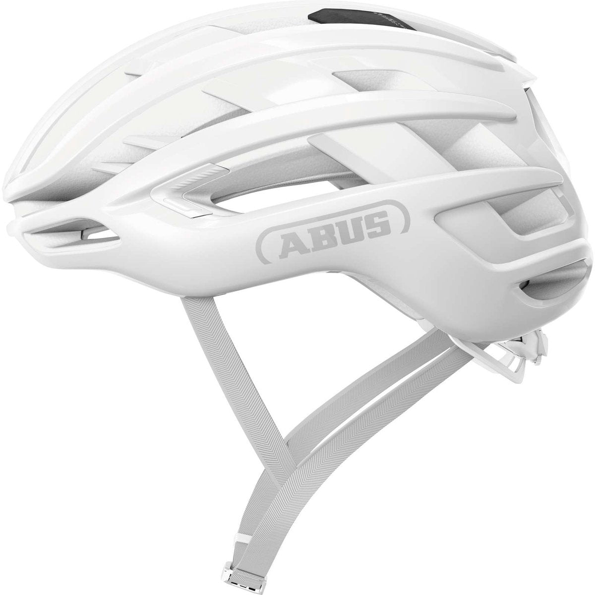 Abus casque de vélo airbreaker pure white s - 51-55 cm - blanc - adapté pour une utilisation sur les vélos de course - vélos de gravel - 200 g