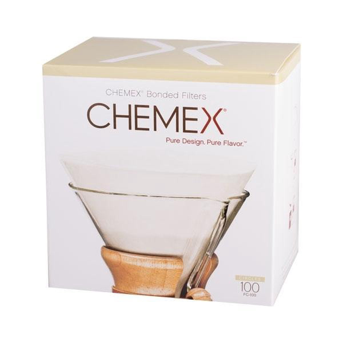 Filtres à café Chemex classiques 6-8 tasses - pré-pliés