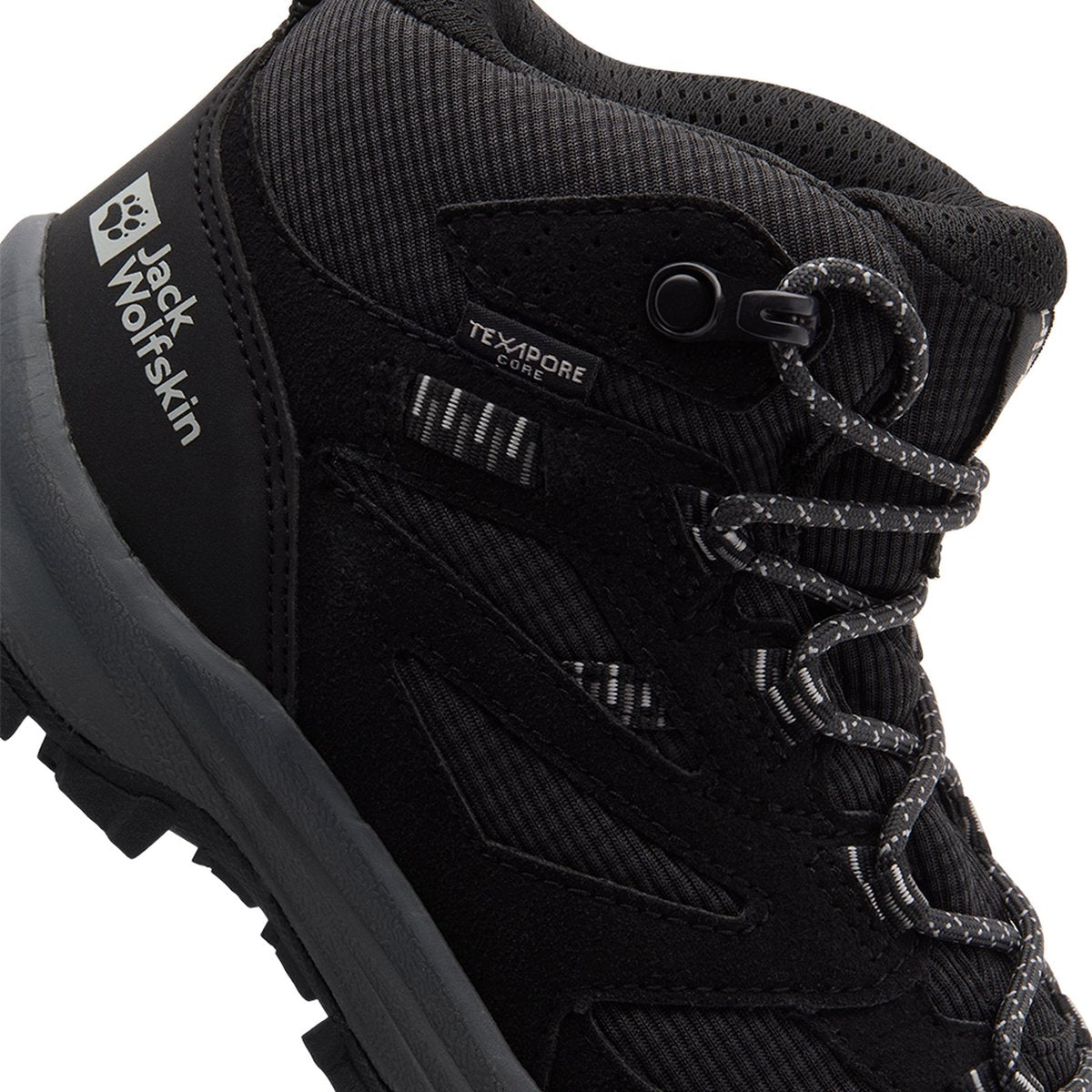 Jack wolfskin vojo tour texapore mid k chaussures de marche pour enfants-phantom