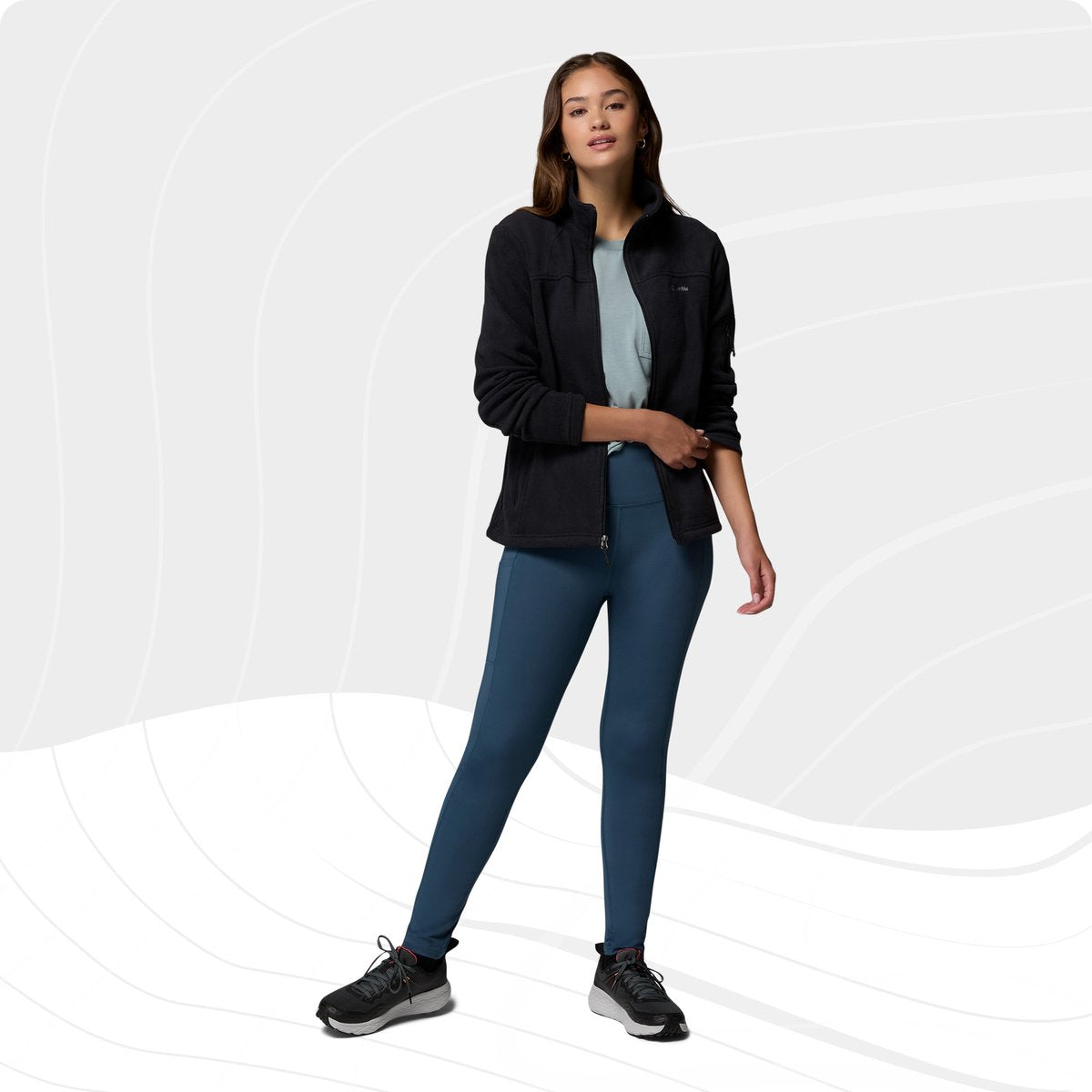 Columbia fast trek™ ii veste polaire - gilet polaire pour femme - gilet d'extérieur - noir - taille XL