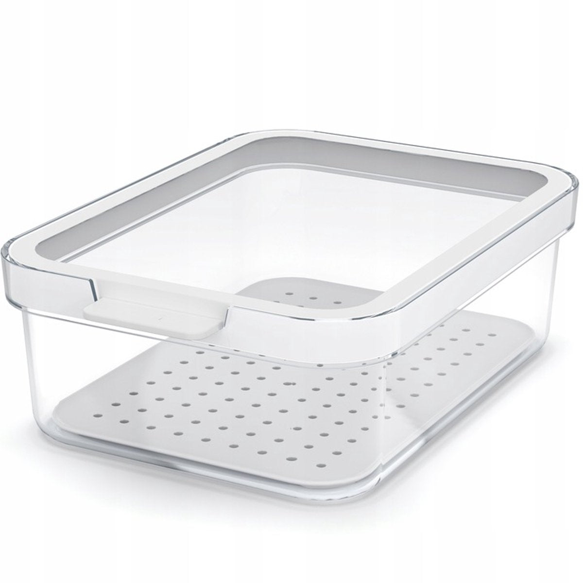 Organisateur de réfrigérateur Rotho cauma 18,4x13,6x6,2 cm 1,2l blanc transparent