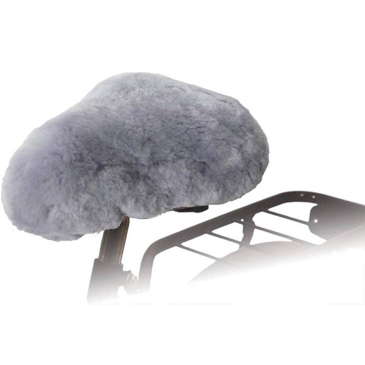 Willex - tapis de selle - peau de mouton - gris - 100% pur naturel -