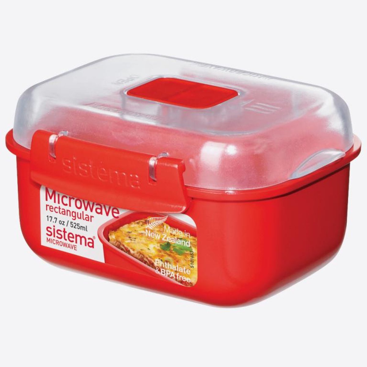 Récipient micro-ondes Sistema - bol rectangulaire - 525ml