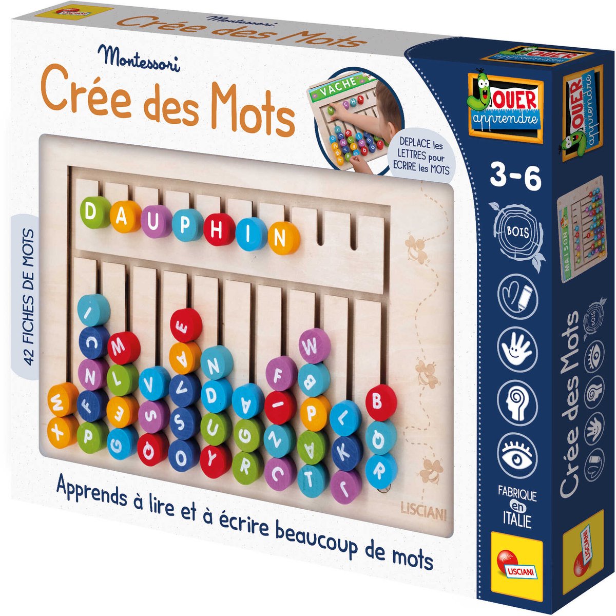 Lisciani montessori cri des mots
