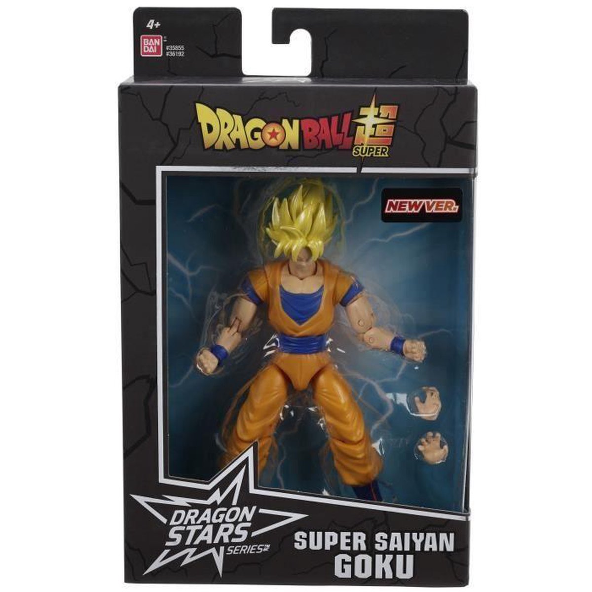 Bandai - dragon ball super - figurine dragon étoiles 17 cm - super saiyan goku - 36192