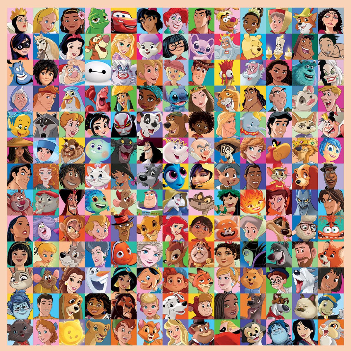 Puzzle Hachette Disney - Puzzle amusant de 1000 pièces.
