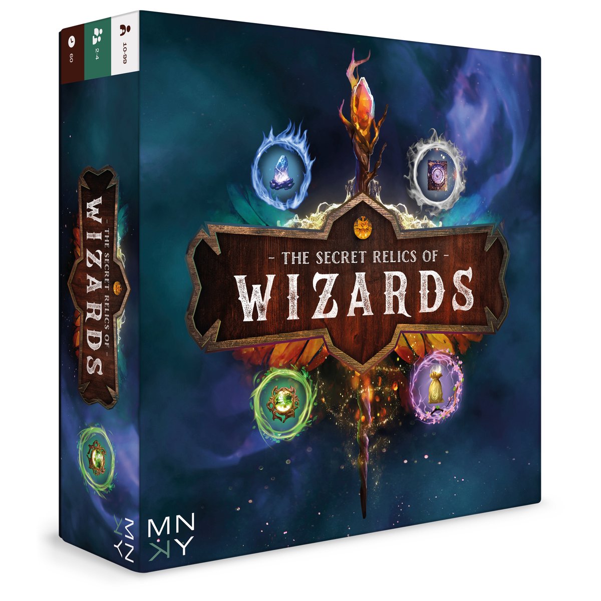 Mnky entertainment les reliques secrètes des sorciers - - jeu de société - jeu de stratégie - jeu occasionnel - jeu moyen