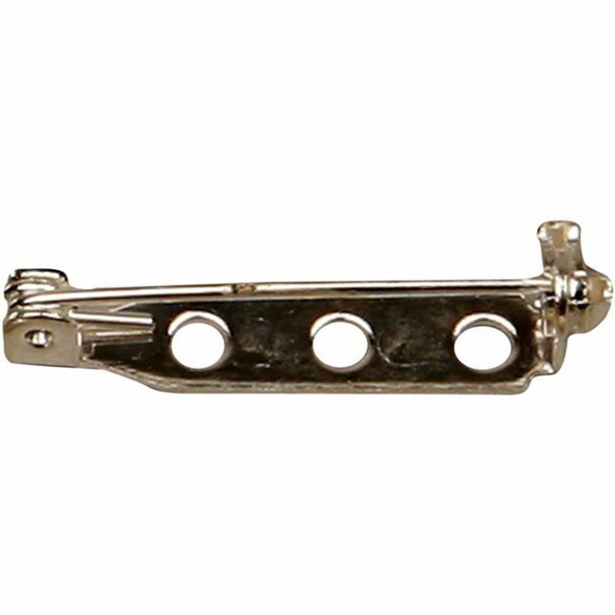 Creativ company broche cc 25 mm argent 10 pièces