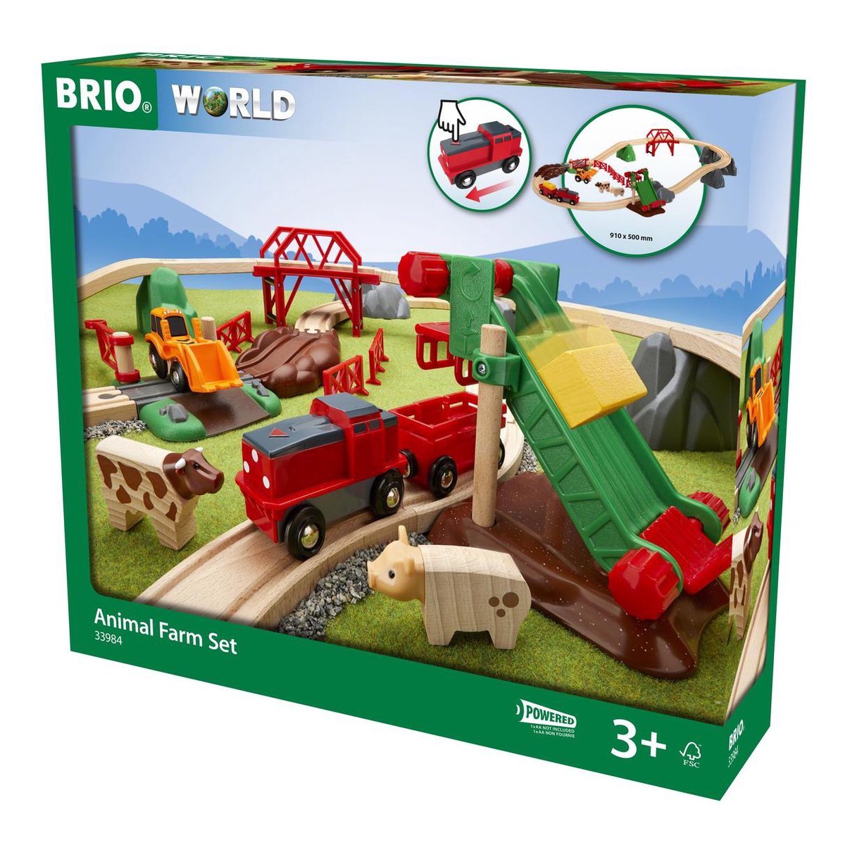 Ensemble d'animaux de la ferme Brio - 33984