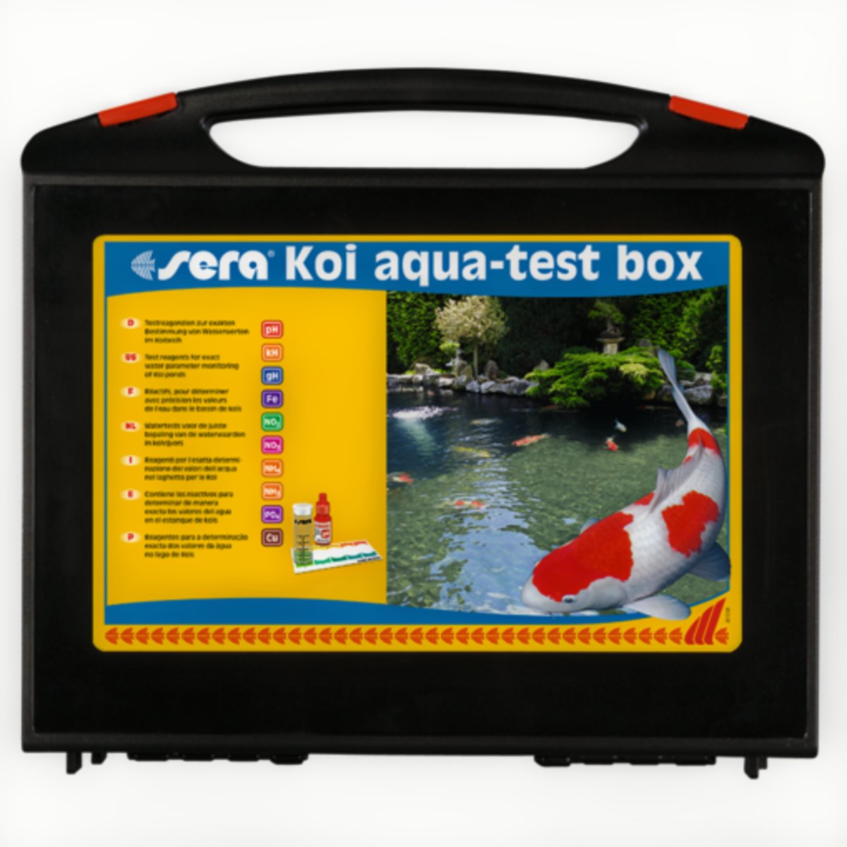Boîte de test aquatique Sera koi