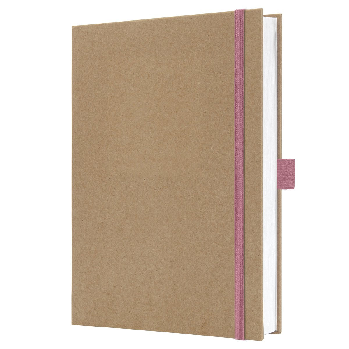 Carnet Sigel jolie - a5 - kraft - rose pur - pages blanches - si-jn843