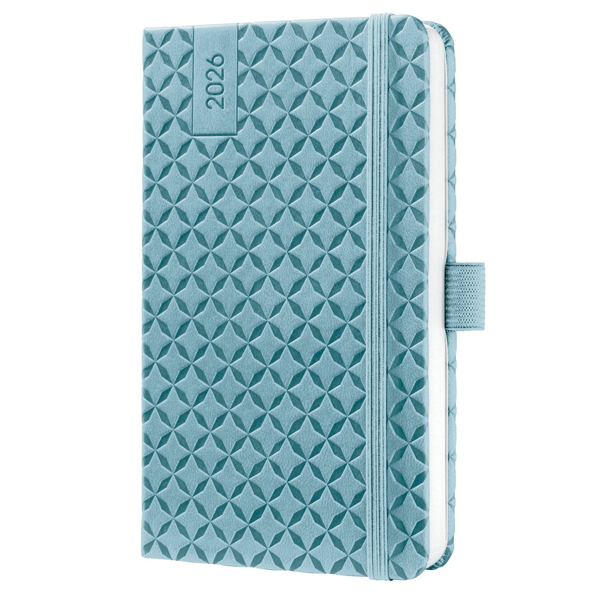 Agenda hebdomadaire Sigel flair 2026 - format a6 - bleu ciel - couverture rigide - si-j6112
