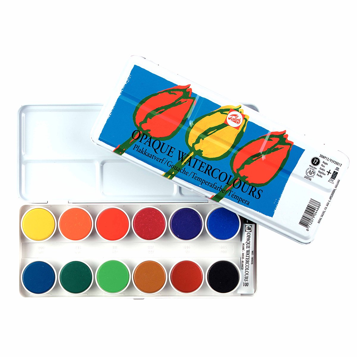 Ensemble de peinture aquarelle opaque Talens 30mp12