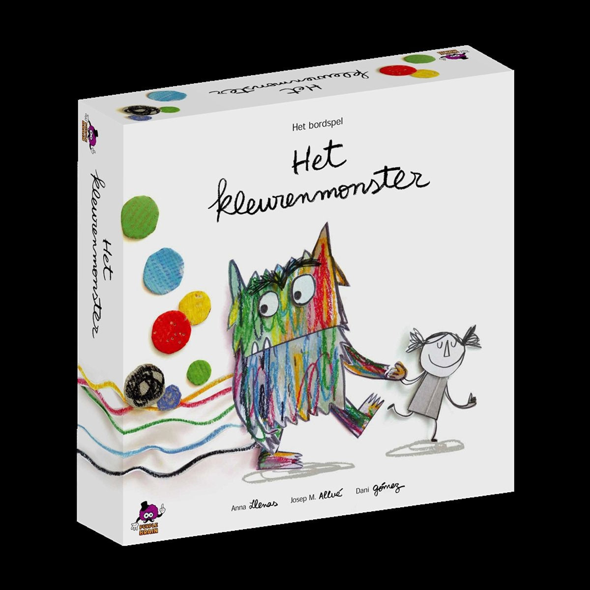 Cerveau violet le monstre de couleur - jeu de société