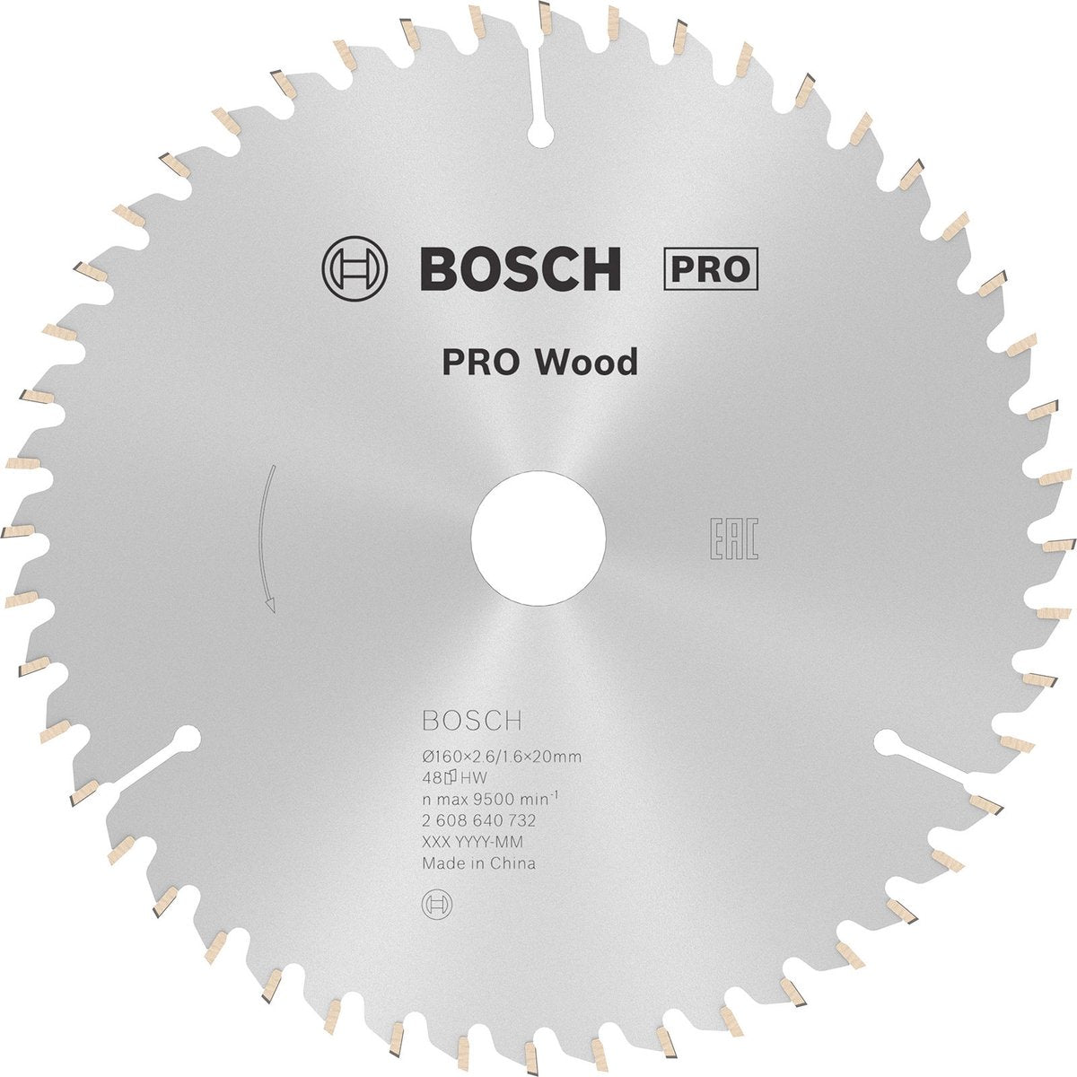Bosch cirkzb opt 160x20 16x2.6 48t wz