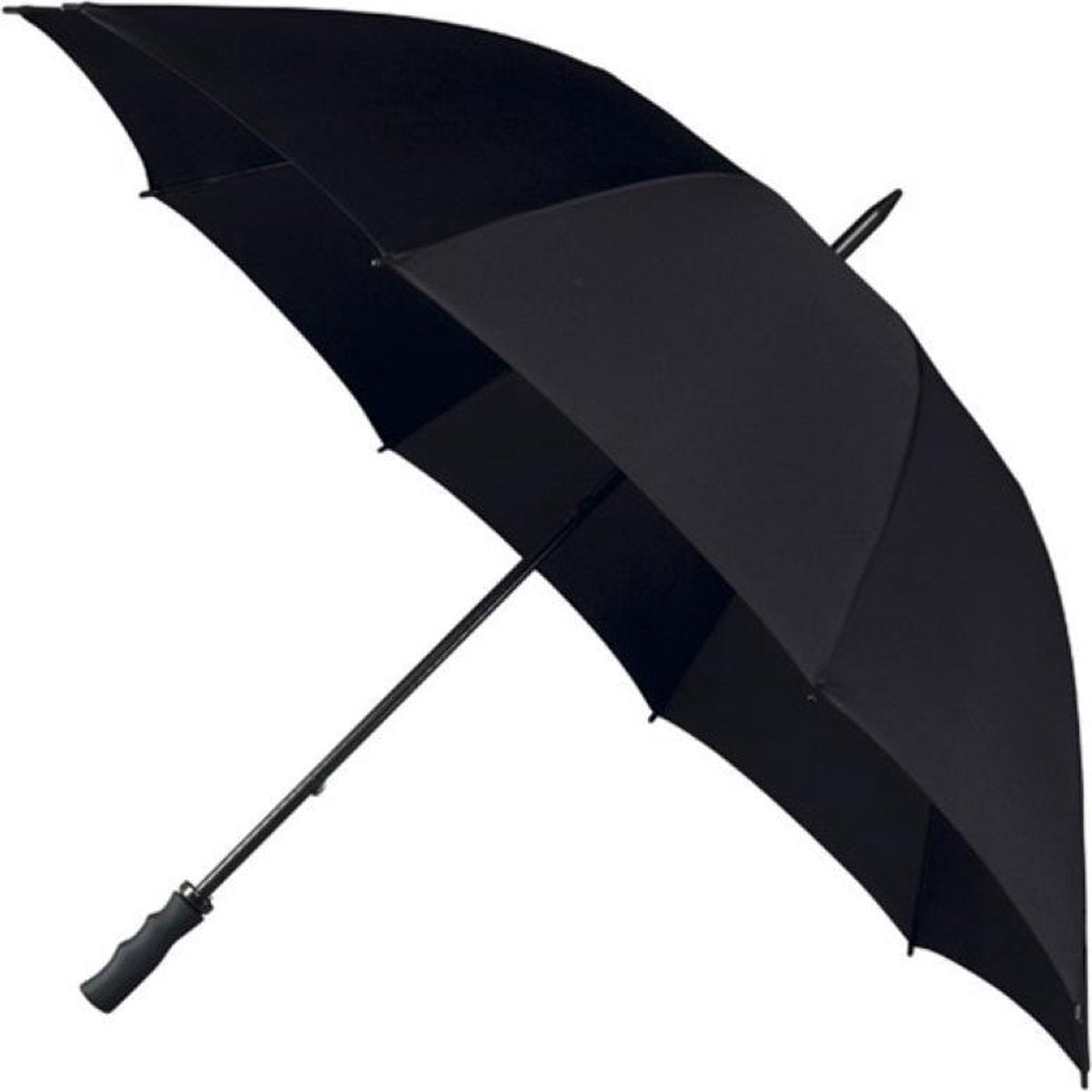 Falcone - parapluie tempête - ø 130 cm - parapluie de golf - coupe-vent - noir