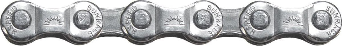 Collier Sunrace CNM84 - 8 -Speed, 116L, gris