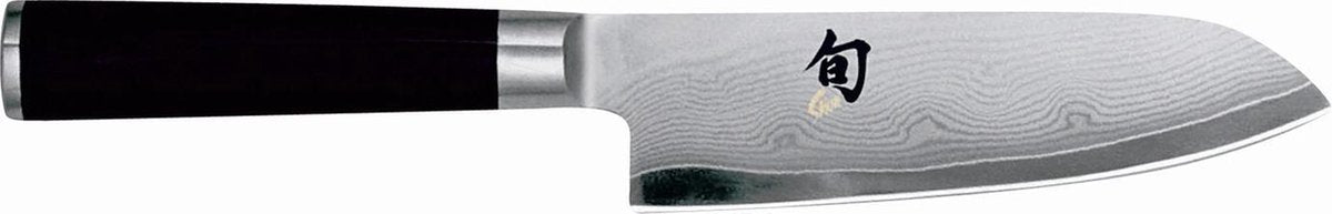 Couteau Kai santoku shun classic 13,75 cm - 32 couches d'acier damassé - dm-0727