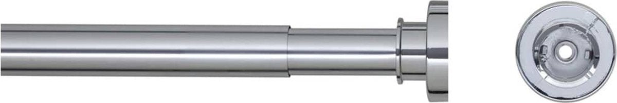 Tringle à rideau de douche Sealskin seallux - 80-130 cm - aluminium mat