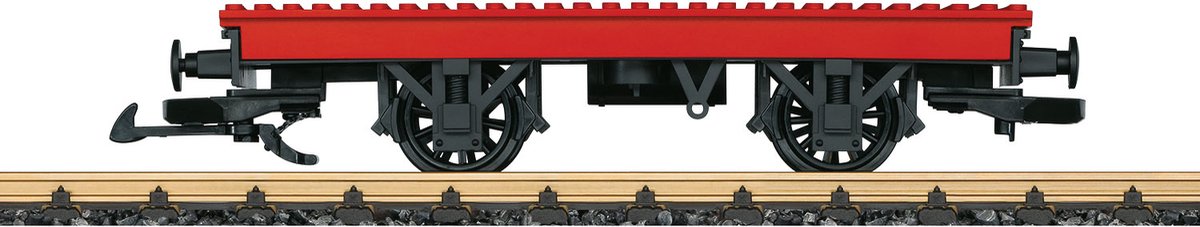Wagon de chemin de fer LGB à clipser échelle 1:26 g 26 x 4,5 cm rouge