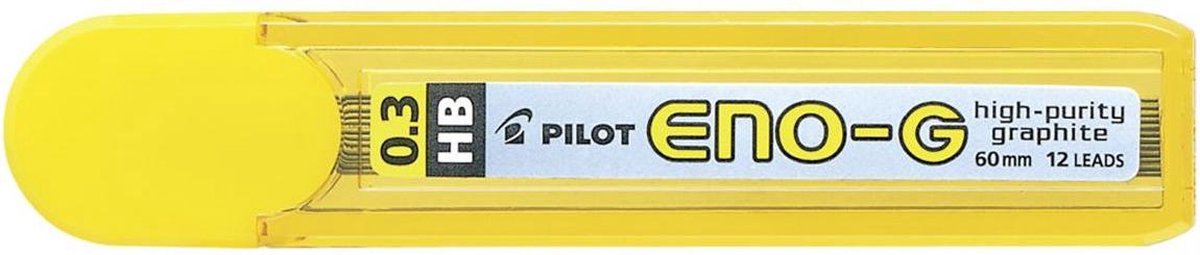 Pilot eno g – recharges de crayon hb 0,3 mm – 12 pièces