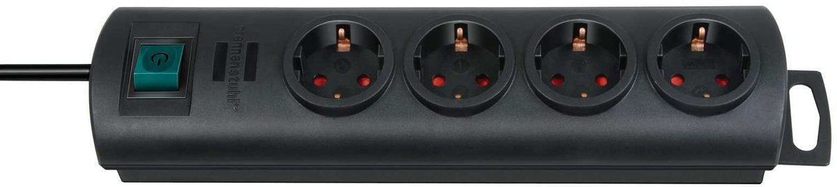 Brennerstuhl prise primera-line 4 voies noir 1,5m h05vv-f 3g1,5