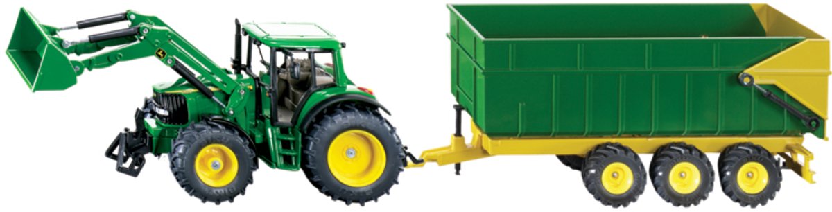 Siku 1843 John Deere avec remorque 1:87